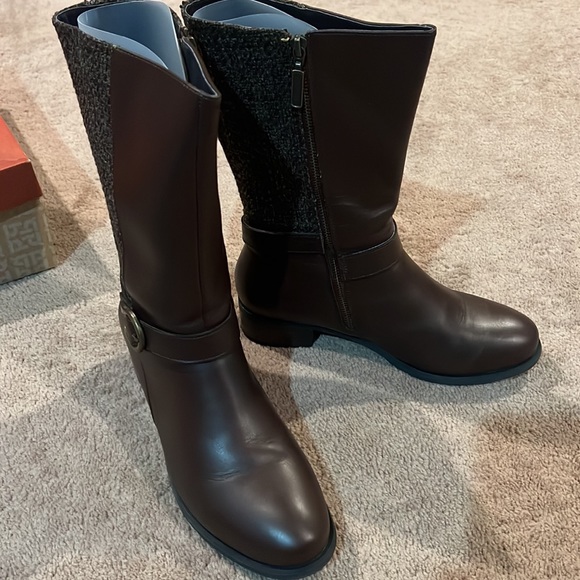 Women’s Propet Tessa Dress Boot in Brown (wide width) - Picture 3 of 5